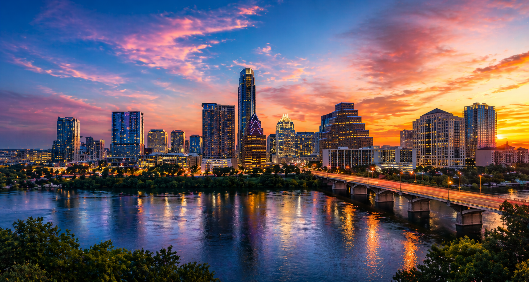 Austin skyline view for planning cheap and free things to do