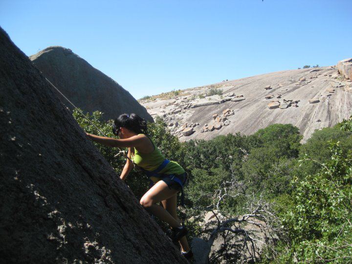 Austin rock Climbing Great View
